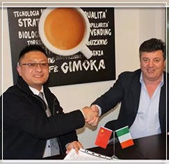 正品公司与意大利著名咖啡品牌 CaffeSi 签约中国区总代理